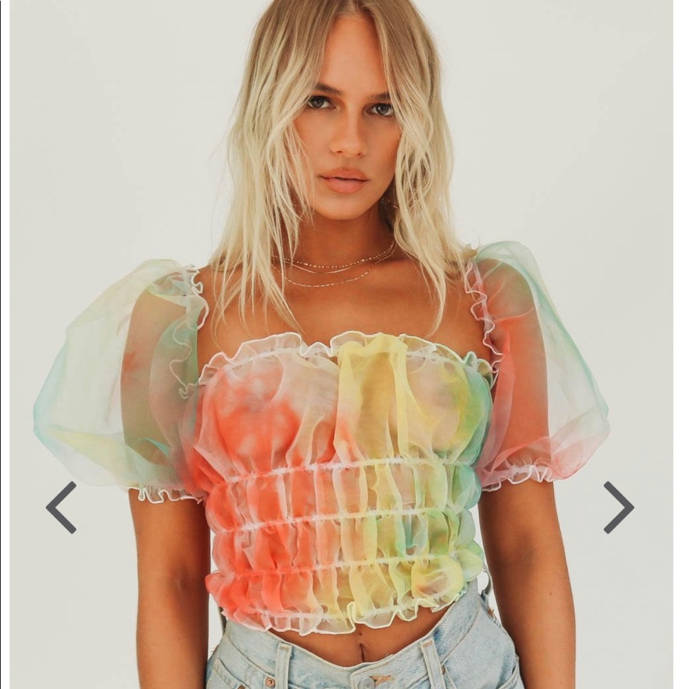Verge Girl rainbow top